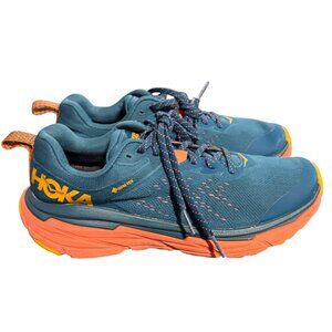 Hoka One One Women's Shoes 8B Challenger ATR 6 GTX Trail Running  Blue & Orange